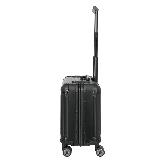 Travelite Next 4-wielige zakelijke trolley van Aluminium, 43 cm