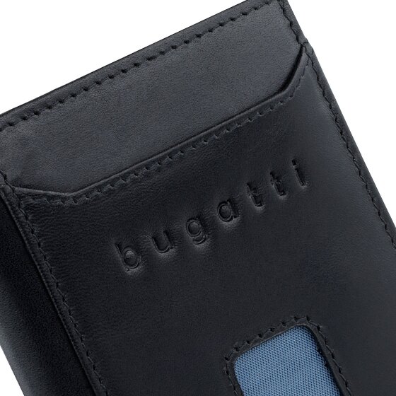 bugatti Secure Slim Portemonnee RFID-bescherming Leer 8 cm