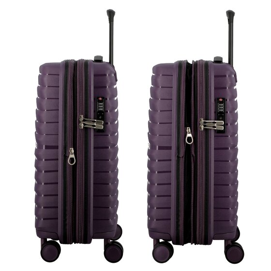 Jump Xwave 4 wielen Cabinewagen 55 cm met uitbreidingsplooi