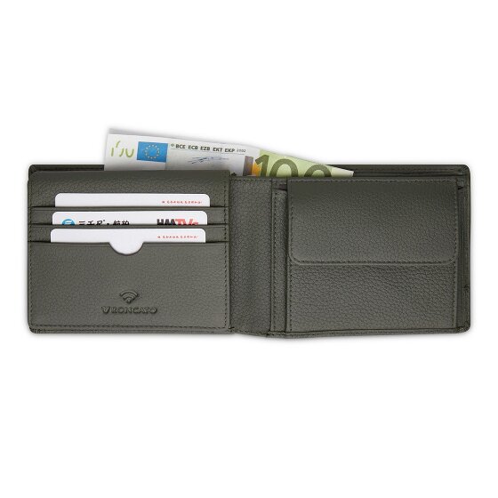 Roncato Alaska Portemonnee RFID-bescherming Leer 13 cm