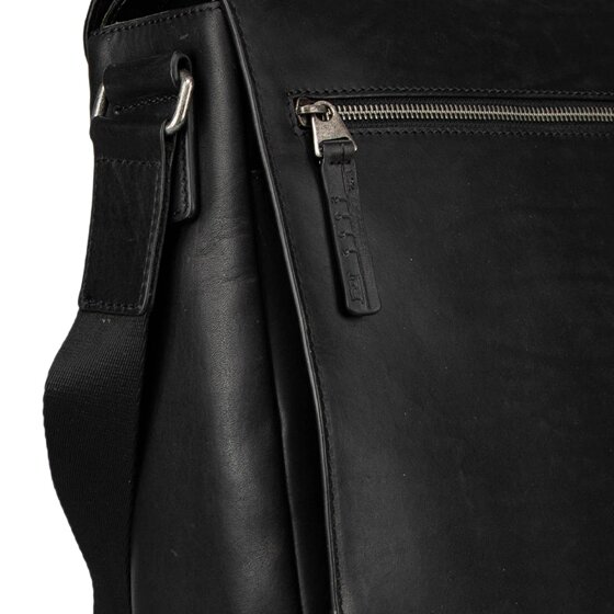 Jost Lund Aktetas Messenger Leer 41.5 cm Laptop compartiment