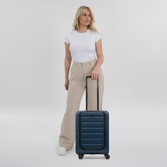 Redolz Essentials 17 Cabinewagen met 4 wielen, 55 cm, laptopvak met zachte voering
