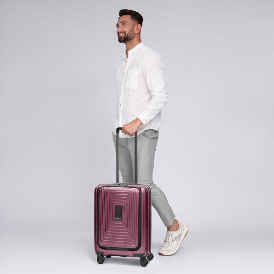 Redolz Essentials 14 4 wielen Cabinewagen S 55 cm Laptopvak met uitbreidingsplooi