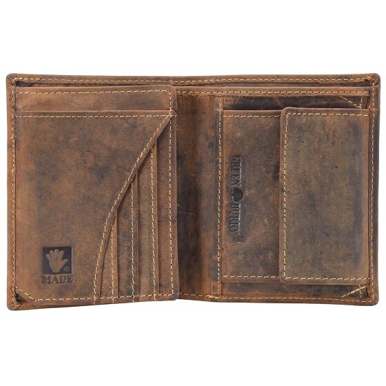 Greenburry Vintage Portemonnee Paard Leer 9,5 cm