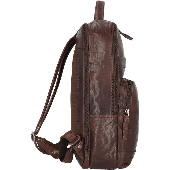Spikes & Sparrow Bronco Rugzak Leer 40 cm Laptopcompartiment