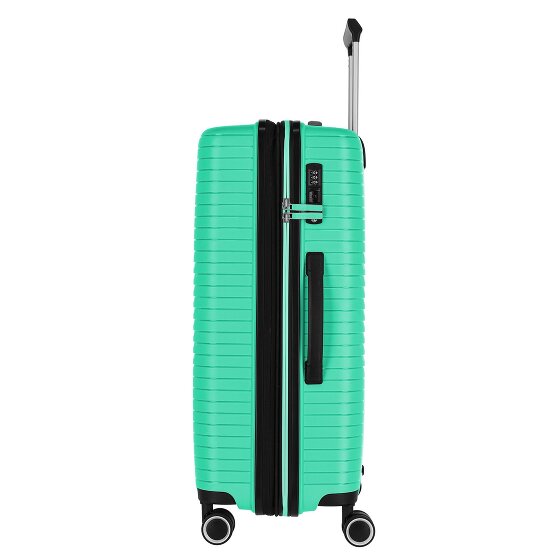 Travelite Orbita 4 wielen Trolley 67 cm met uitbreidingsplooi