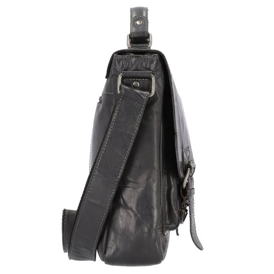 Pride and Soul Baggie Briefcase Leer 35 cm Laptopcompartiment
