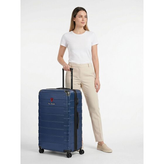 Tonino Lamborghini Milano 4-wiel Trolley XL 83 cm speciale maat met rekbare vouw