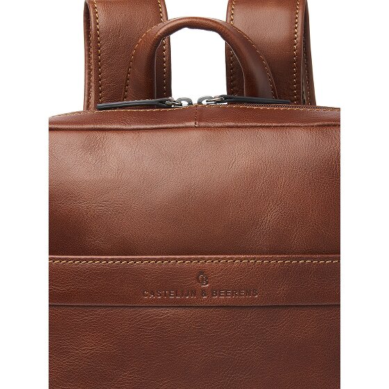 Castelijn & Beerens Dagrugzak RFID-bescherming Leer 41 cm Laptop compartiment