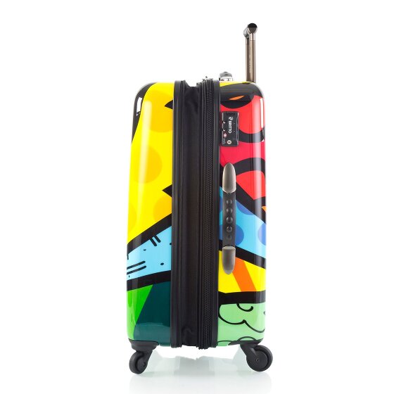 Heys Britto 4 wielen Cabinewagen S 53 cm met uitbreidingsplooi
