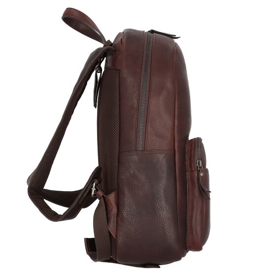 Burkely Antique Avery Dagrugzak Leer 42 cm Laptop compartiment