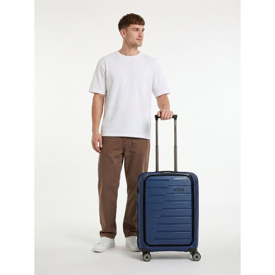 Travelite Air Base 4 wielen Cabinewagen 55 cm Laptopvak
