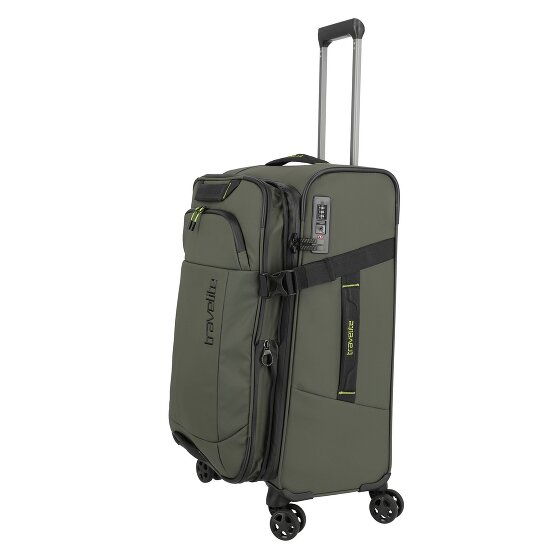 Travelite Briize 4 wielen Kofferset 3-delig met uitbreidingsplooi