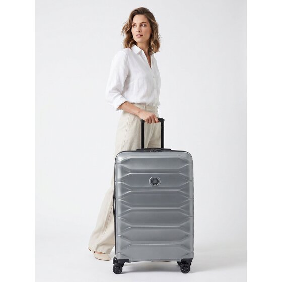 Delsey Paris Meteor 4 wielen Trolley L 78 cm met uitbreidingsplooi