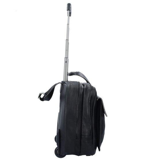 Harold's 2-wiel Business Trolley Leder 40 cm Laptopcompartiment