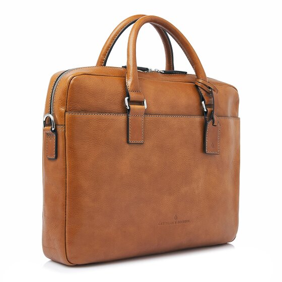 Castelijn & Beerens Peter Koffer RFID-bescherming Leer 40 cm Laptop compartiment
