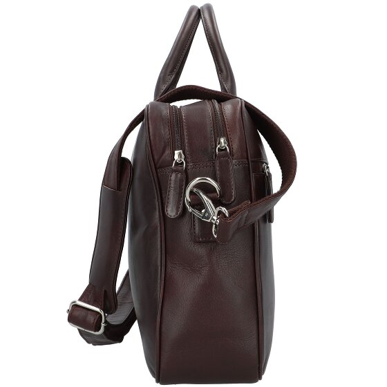 Dermata Aktetas leder 40 cm laptop compartiment