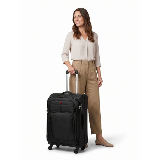 Wenger Beaumont 4 wielen Trolley M 67 cm met uitbreidingsplooi