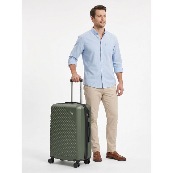 Check.In Paradise 2.0 4 wielen Trolley M 68 cm met uitbreidingsplooi