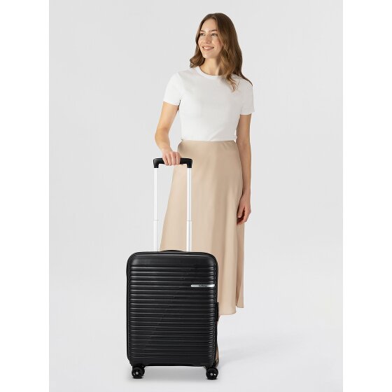 American Tourister Liftoff 4 wielen Cabinewagen 55 cm met uitbreidingsplooi
