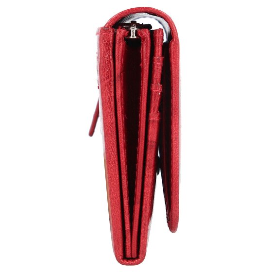mano Donna Aurona Portemonnee RFID Leer 19 cm