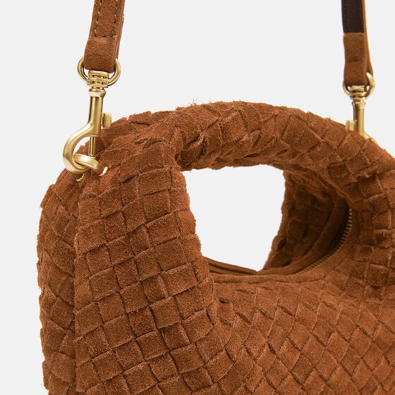 LES VISIONNAIRES Greta Micro weave Handtas Leer 20 cm