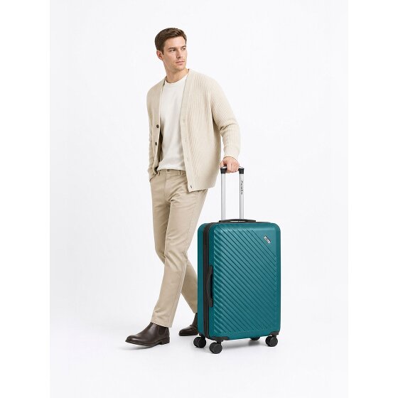 Check.In Paradise 2.0 4 wielen Trolley M 68 cm met uitbreidingsplooi