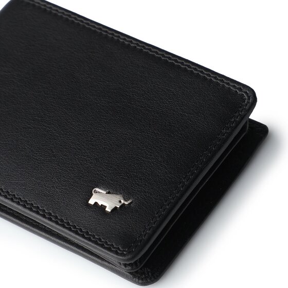 Braun Büffel Golf 3.0 Portemonnee RFID-bescherming Leer 10.5 cm