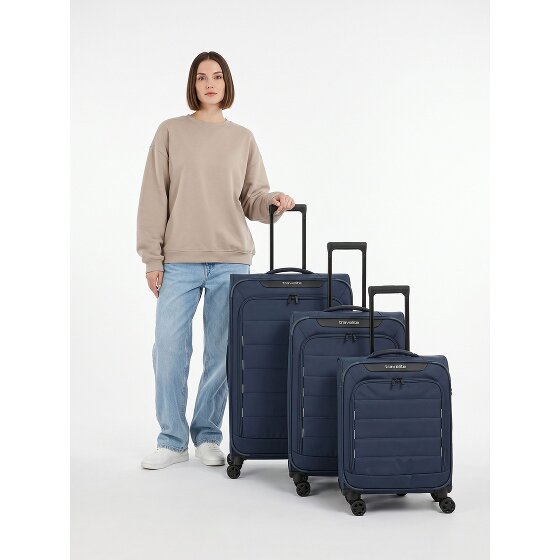 Travelite Skaii 4 wielen Kofferset 3-delig met uitbreidingsplooi