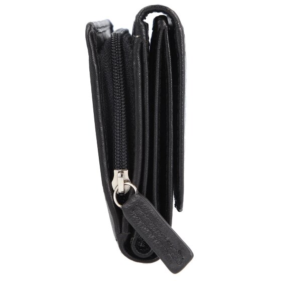 mano Donna Aurona Portemonnee RFID Leer 14,5 cm