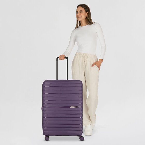 Jump Xwave 4 wielen Trolley 76 cm met uitbreidingsplooi