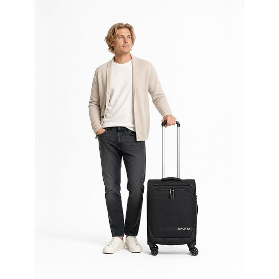 Travelite Kick Off 4 wielen Cabinewagen S 55 cm