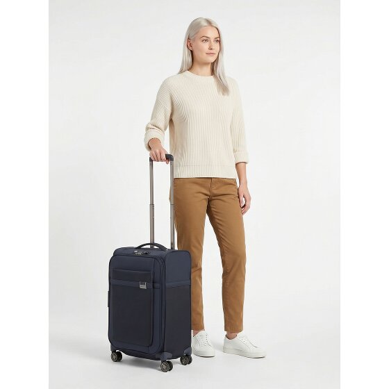Samsonite Airea 4 wielen Cabinewagen 55 cm met uitbreidingsplooi