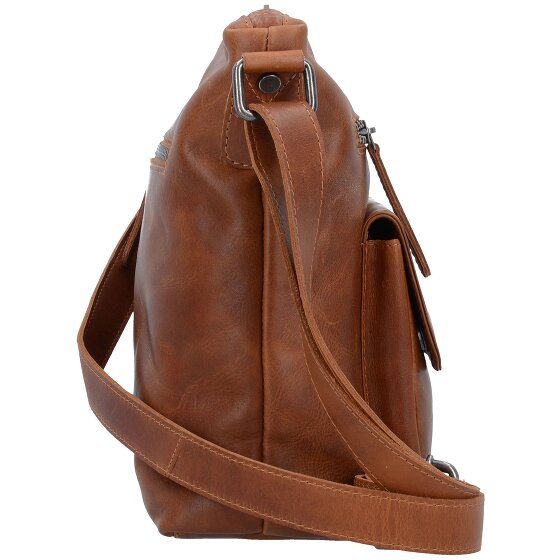 The Chesterfield Brand Wax Pull Up Schoudertas Leer 25 cm