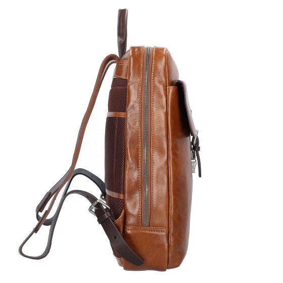 Castelijn & Beerens Rien Zakelijke rugzak RFID-bescherming Leder 40 cm Laptopvak