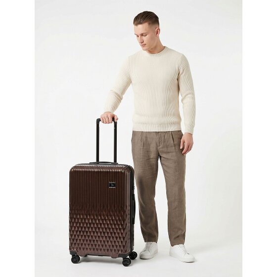 Pack Easy Flow 4 wielen Trolley M 66 cm met uitbreidingsplooi