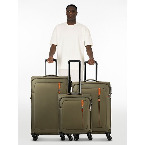 American Tourister Nitestream 4 wielen Kofferset 3-delig met uitbreidingsplooi