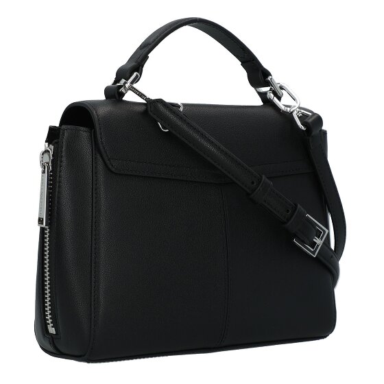 Karl Lagerfeld Behind the Seams Handtas Leer 24 cm met uitbreidingsplooi