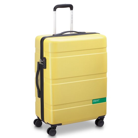 Delsey Paris x United Colors of Benetton Now Hardside 4-wiel kofferset 3-delig met stretch vouw