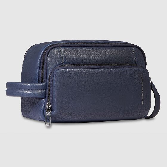 Piquadro Cronus Toilettas Leer 24 cm