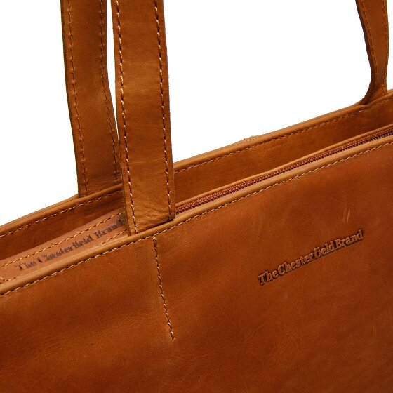 The Chesterfield Brand Emilia Schoudertas Leer 35 cm Laptop compartiment