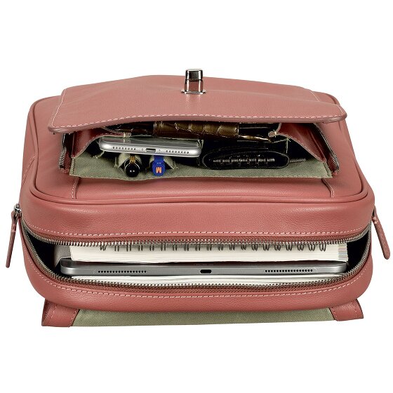 Leonhard Heyden Nizza Stad rugzak Leer 34 cm