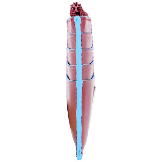 Piquadro Blauw Vierkant Creditcardetui RFID Leer 12 cm