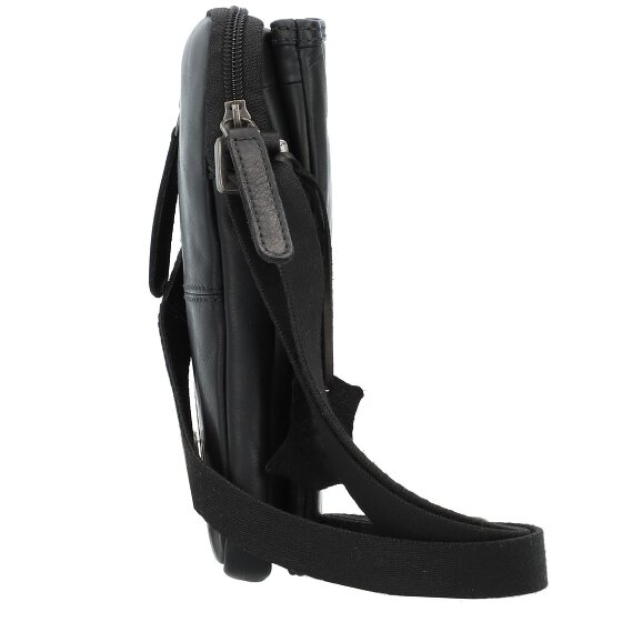 Greenburry Pure Black Mobiel telefoonhoesje Leer 11 cm