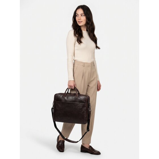Jost London Aktentas Leder 40 cm Laptopvak