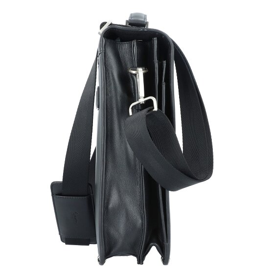 Esquire Oxford aktetas Leer 41 cm Laptopcompartiment