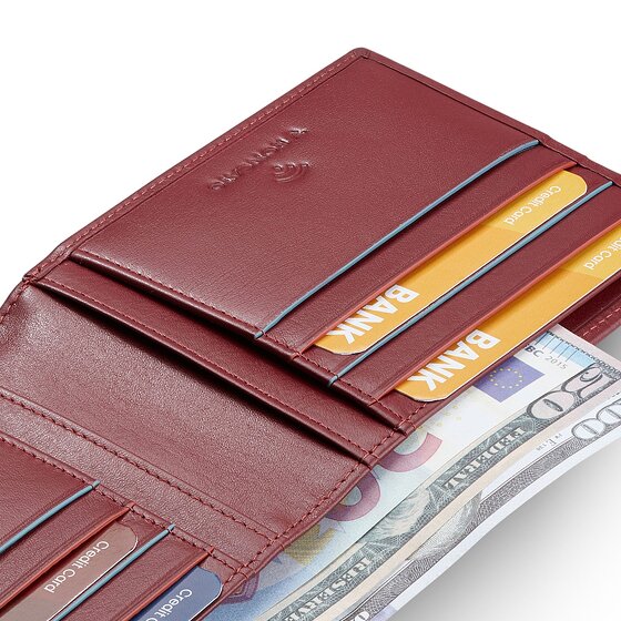 Roncato Detroit Portemonnee RFID-bescherming Leer 12.5 cm
