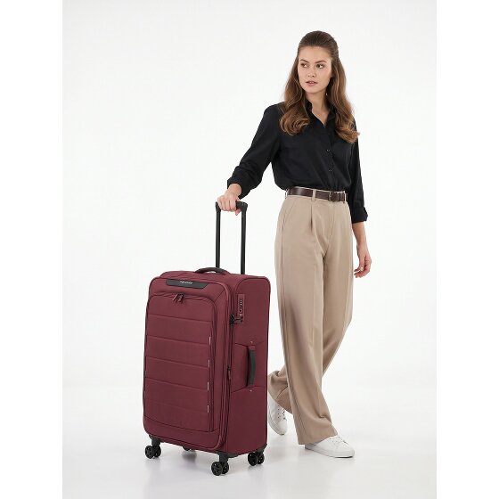 Travelite Skaii 4 wielen Trolley L 78 cm met uitbreidingsplooi