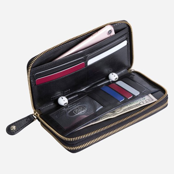 Jekyll & Hide Verona Portemonnee RFID-bescherming Leer 20 cm Jekyll & Hide Verona Portemonnee RFID-bescherming Leer 20 cm