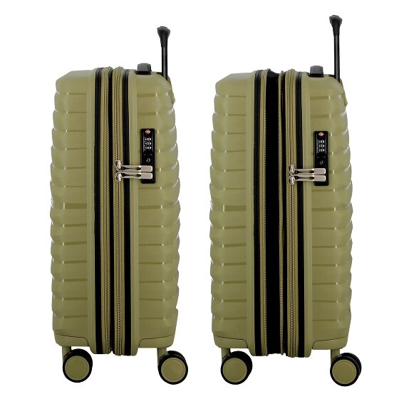 Jump Xwave 4 wielen Cabinewagen 55 cm met uitbreidingsplooi